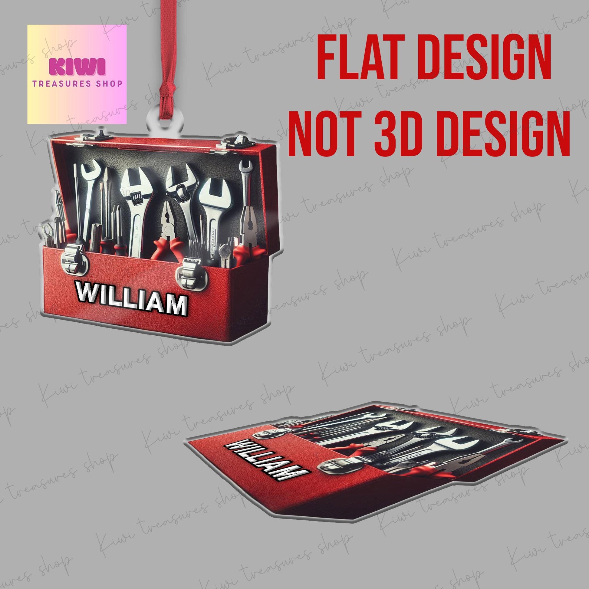 Personalized Dachshund Christmas Acrylic Ornament, 2D Flat ornament, Xmas Decoration, Xmas Tree, Custom Name Gift For Her, Dachshund Dog Mom