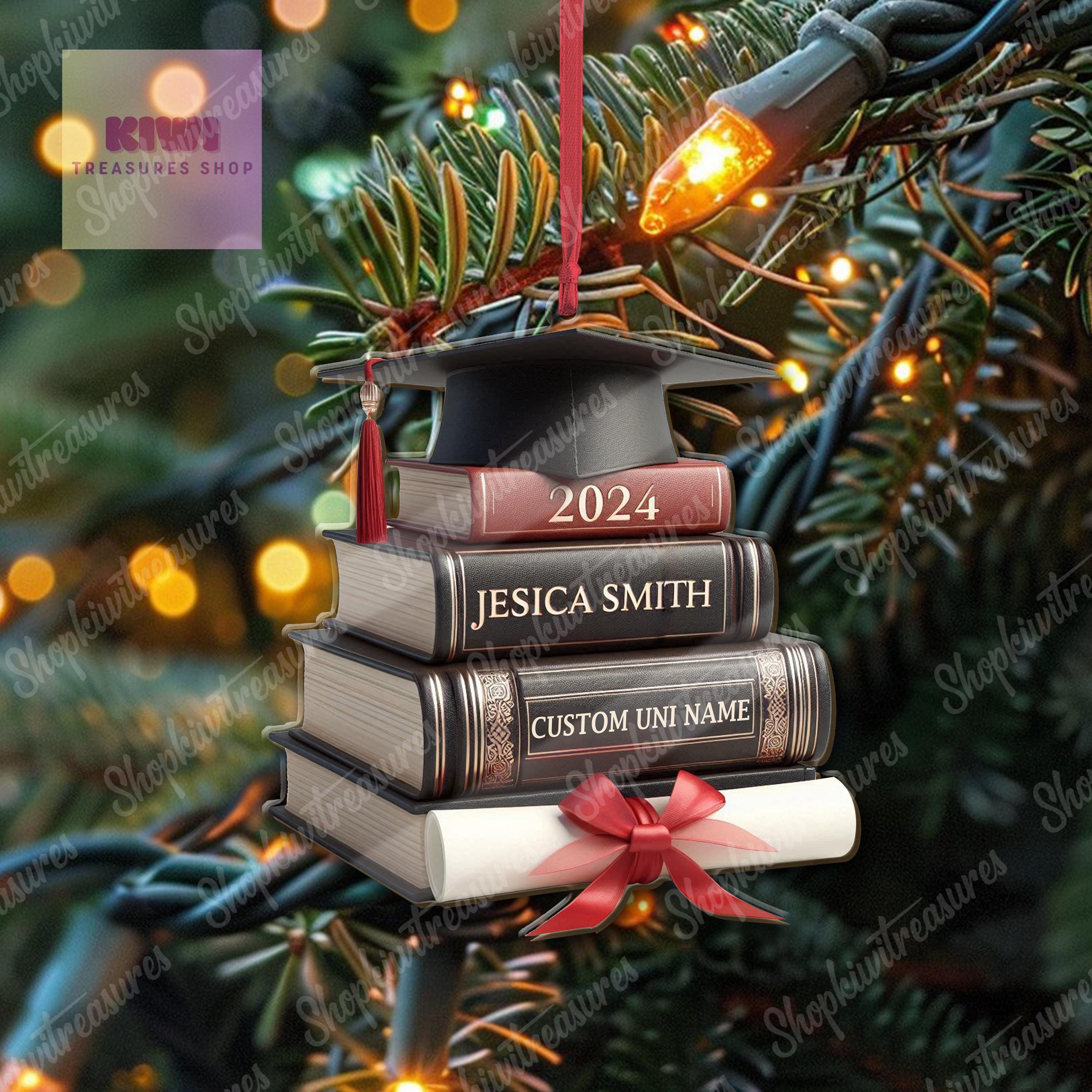 Class Of 2025 Christmas 2D FLAT Ornament, Graduation 2025 Gift, Xmas Gift, Custom Ornament Decor, Graduation Ornament, Grad Gift, Keepsake