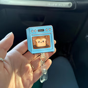 Bun in the Oven Badge Reel, Cute L&D Nurse Gift, Maternity Labor Delivery ID Clip, Midwife Gift, Nurse Badge Clip, Gift For Nurse