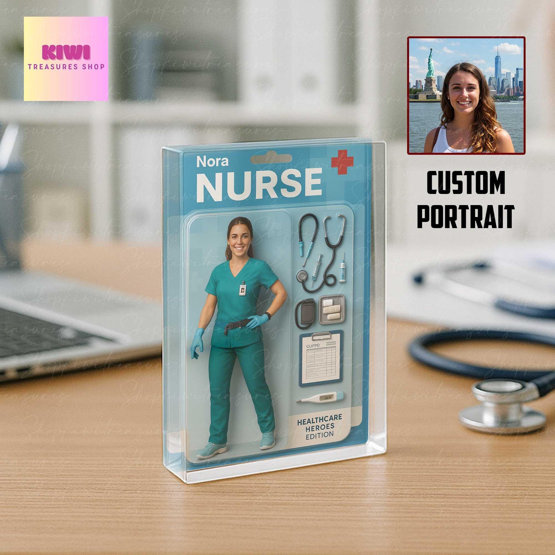 Custom Difference Maker Nurse Acrylic Block – Personalized Nurse Gift – Nurse Week Gift – Retirement Nurse Keepsake - Gift For Nurse