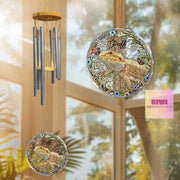 Custom Bearded Dragon Memorial Wind Chime | Personalized Pet Loss Gift | Reptile Remembrance Sun Catcher | Puff Tribute Keepsake