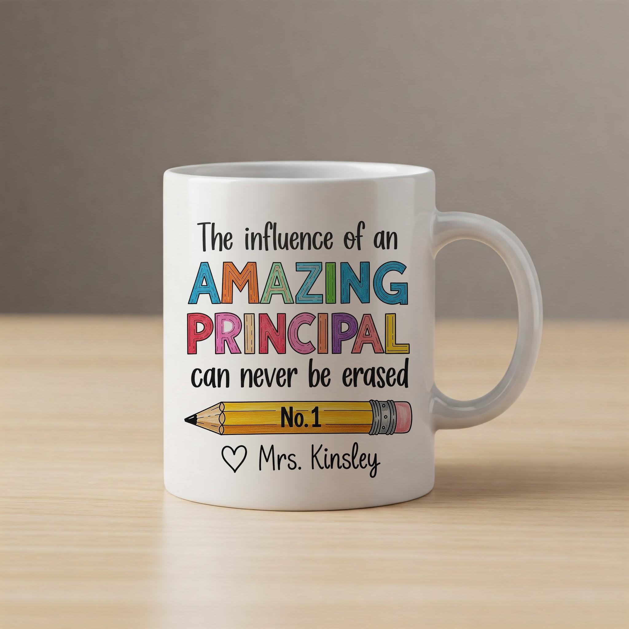 Personalized Principal Mug, Back To School Gift, Teacher Thank you gift, Custom Coffee Mug Gift, Principle Mug, Gift For Her