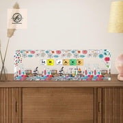 Personalized Science Teacher Name Sign – Periodic Table Chemistry Theme Desk Name Plate – Custom Classroom Lab Decor Gift, Back To School