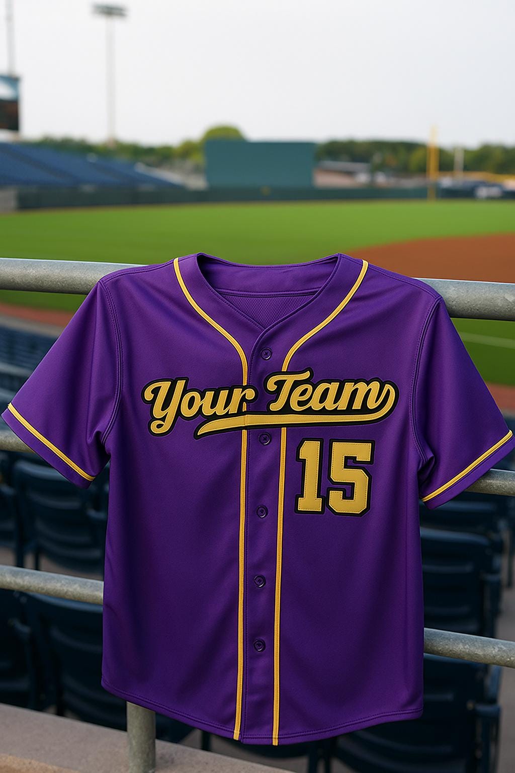 Custom Baseball Jersey with Name Tag – Personalized Team Shirt – Matching Mini Jersey Keychain – Sports Uniform Gift for Players & Fans