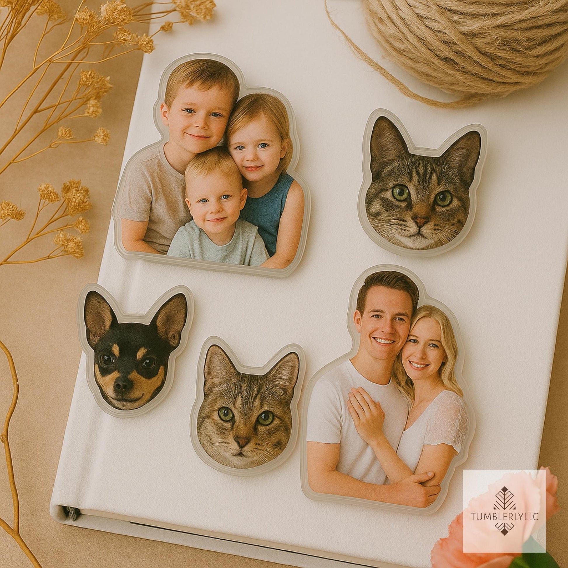 Custom Acrylic Shoe Charms, Personalized Photo sandal Charm, Pet Face, Kids, or Couple Gift, Unique Shoe Accessories for Family Fun