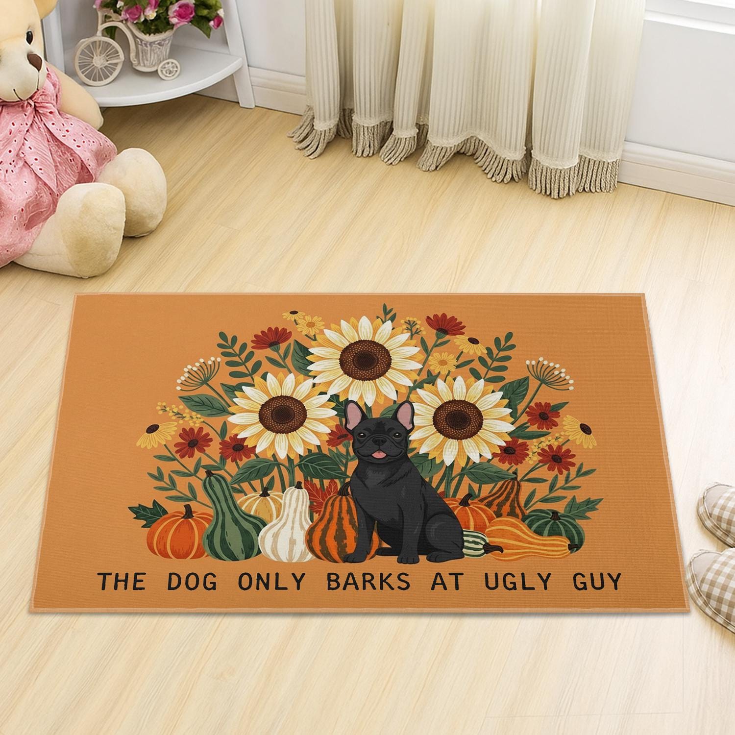 Custom Dog Breed Welcome Mat: Funny Fall Porch Decor