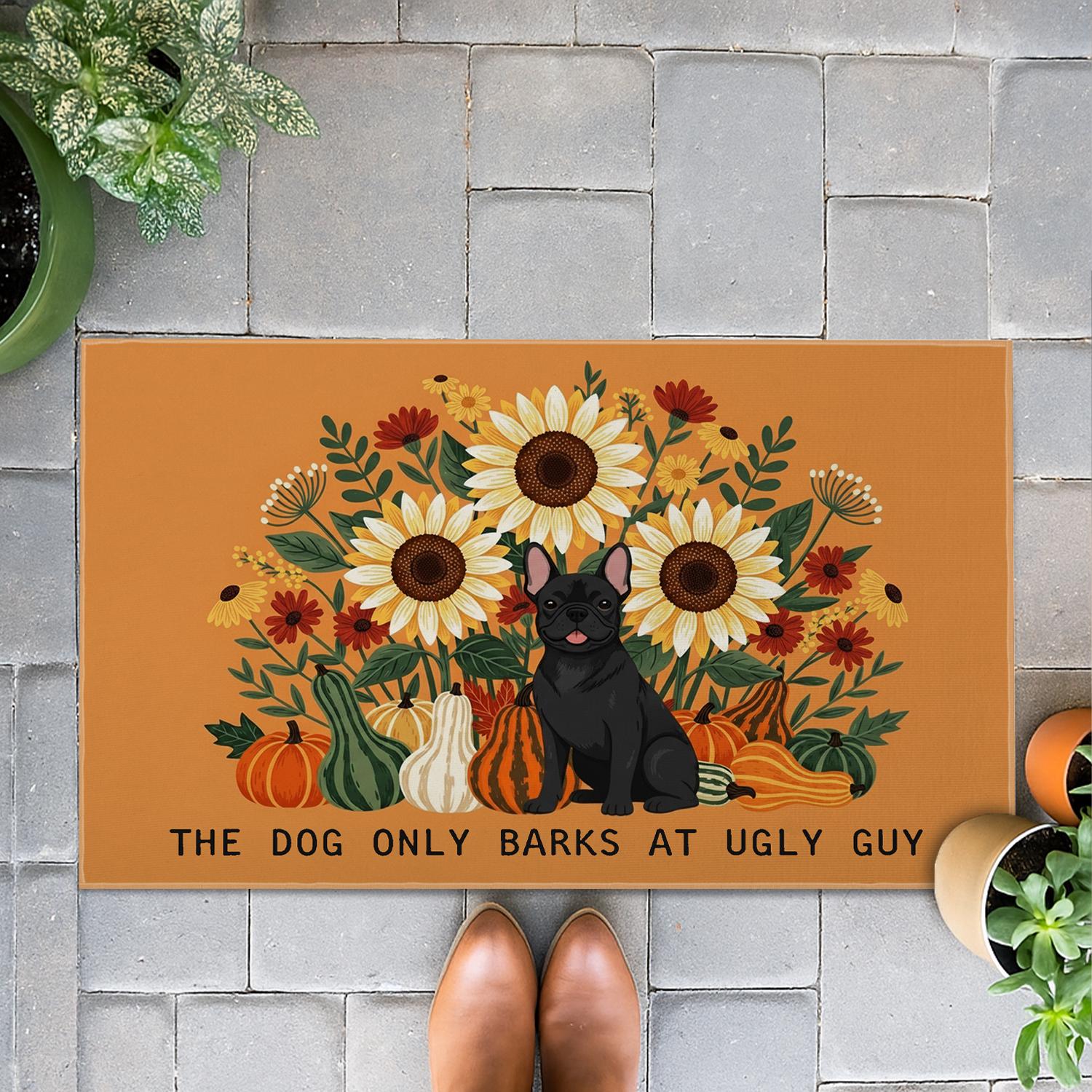 Custom Dog Breed Welcome Mat: Funny Fall Porch Decor