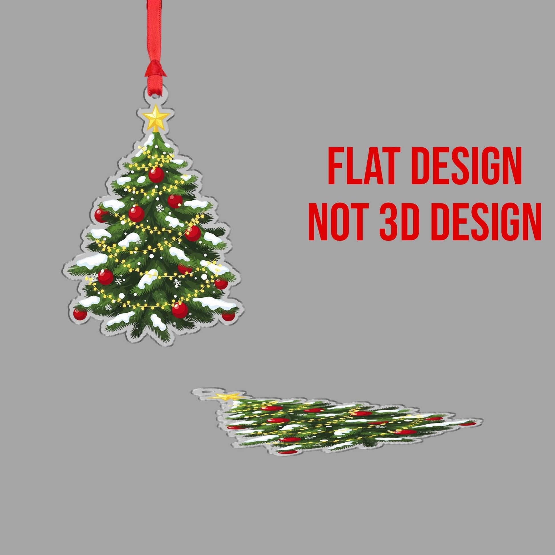 Christmas Tree Ornament: Holiday Hanging Decoration