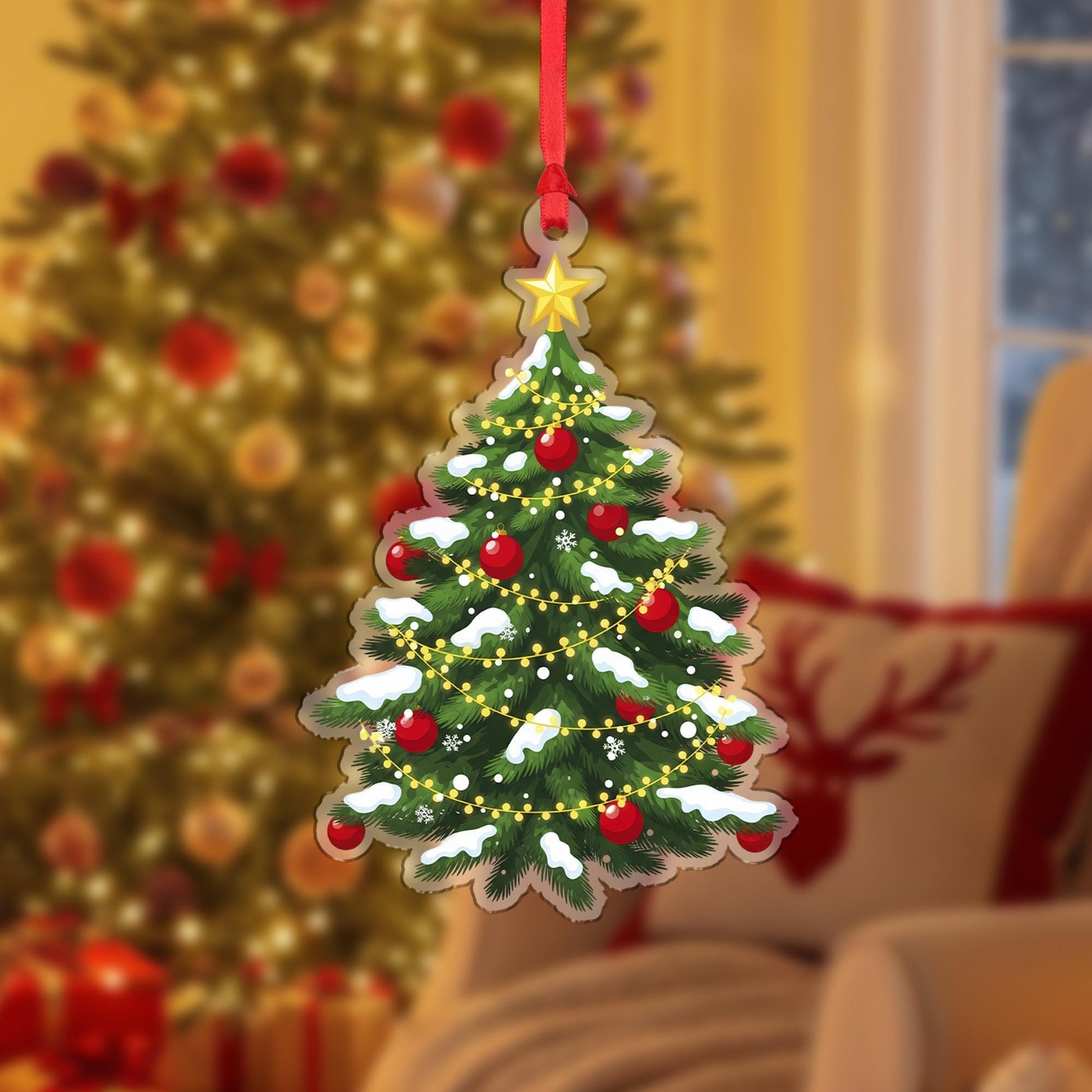 Christmas Tree Ornament: Holiday Hanging Decoration