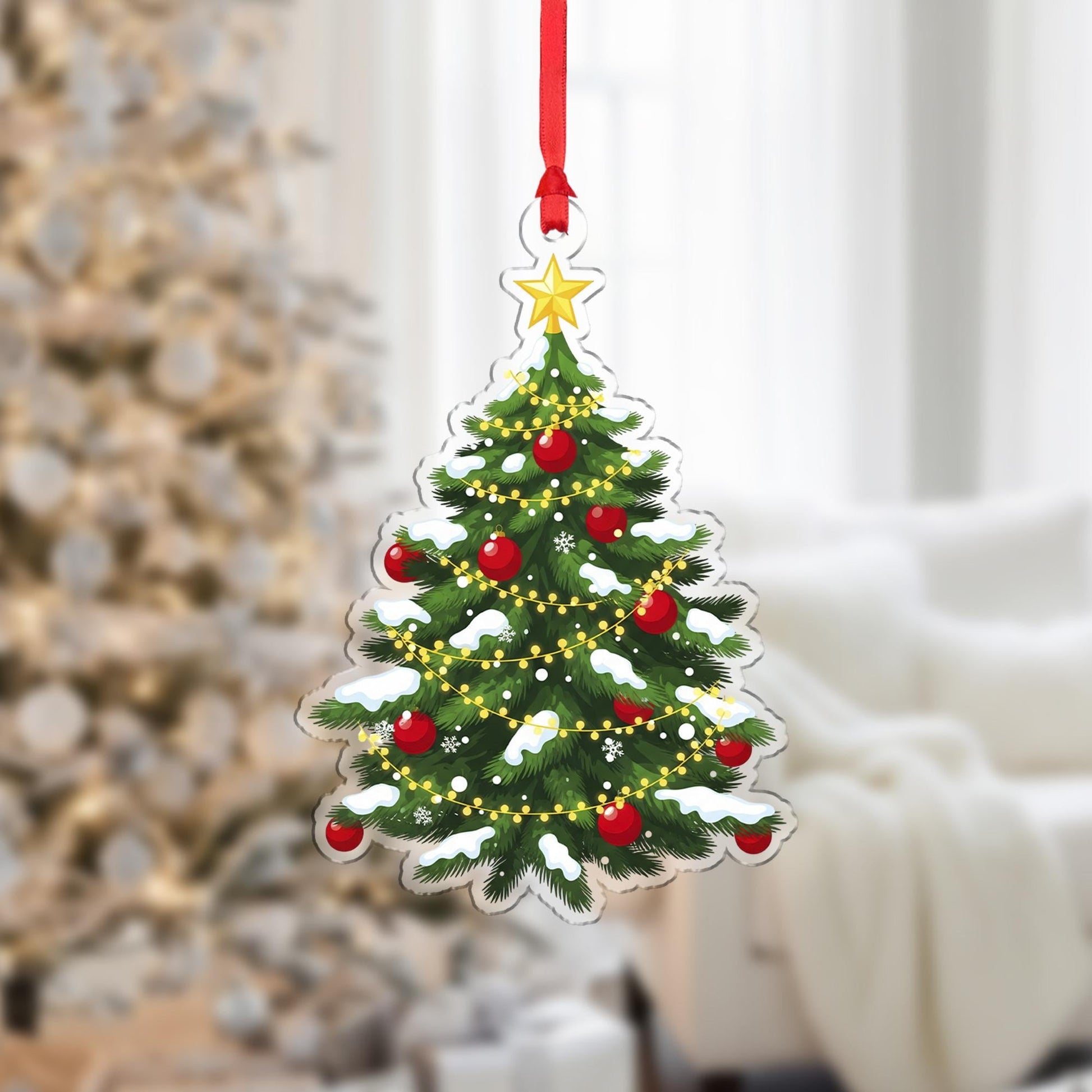 Christmas Tree Ornament: Holiday Hanging Decoration