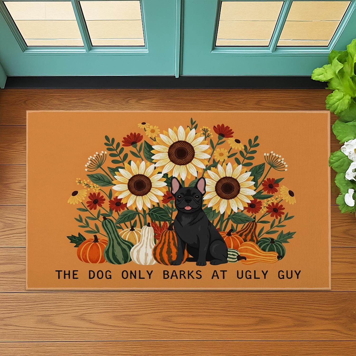 Custom Dog Breed Welcome Mat: Funny Fall Porch Decor