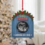 Personalized Baby Announcement Ornament – Custom Ultrasound Gift