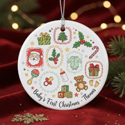 Personalized Baby’s First Christmas Ornament - Baby Keepsake Gifts