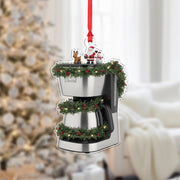 Personalized Coffee Maker Ornament – Kitchen Appliance Christmas Decoration