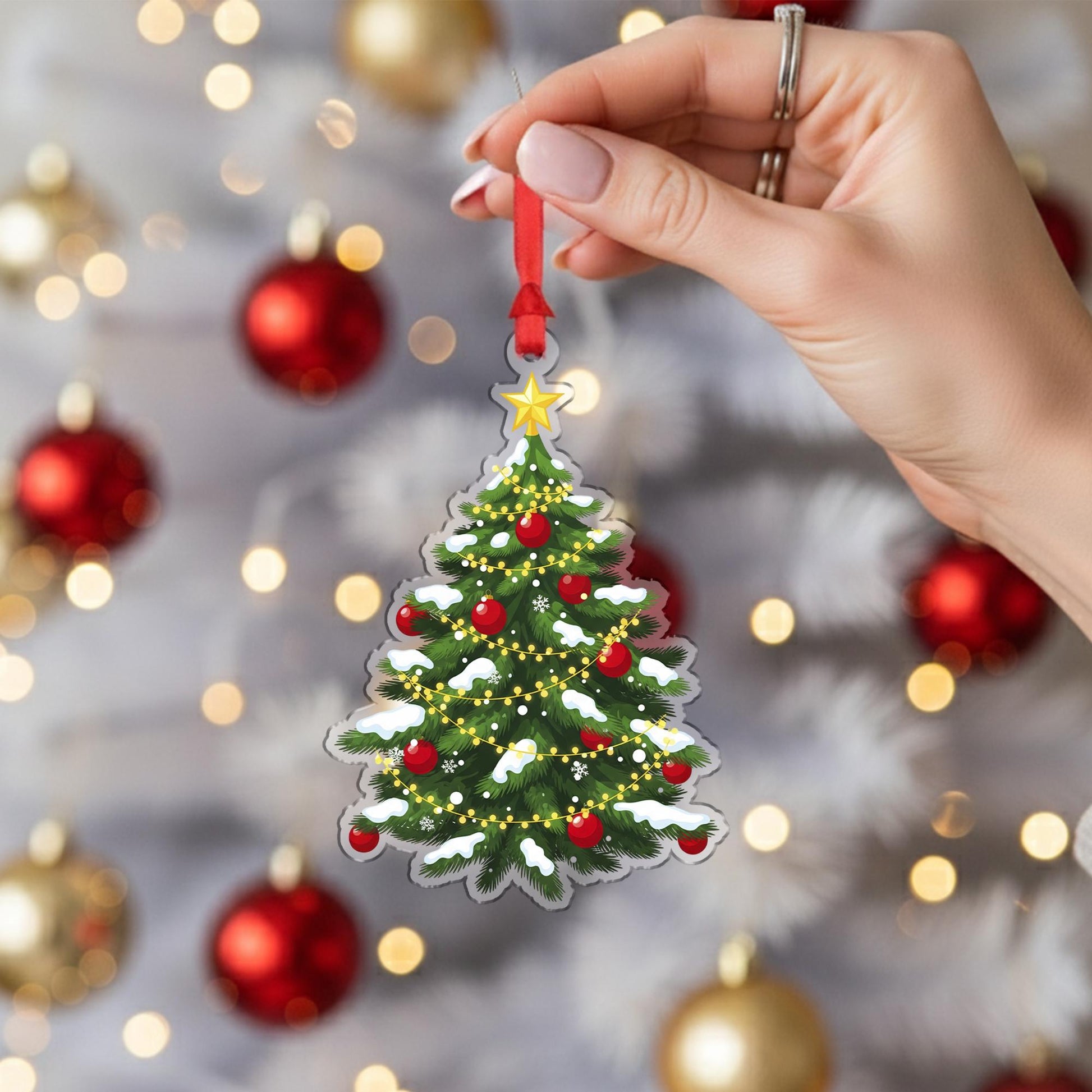 Christmas Tree Ornament: Holiday Hanging Decoration