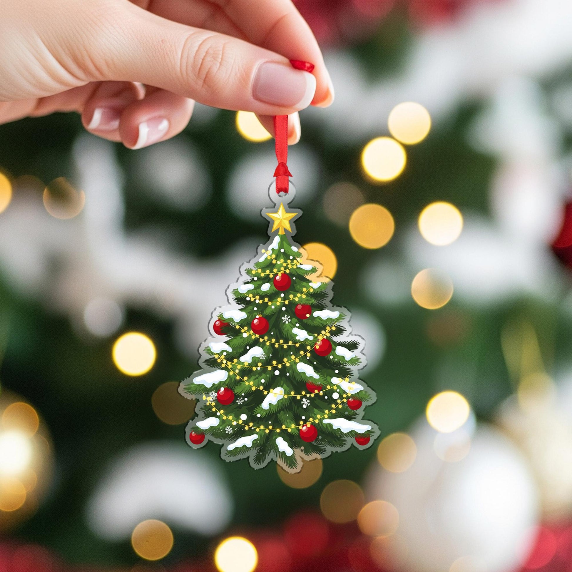 Christmas Tree Ornament: Holiday Hanging Decoration
