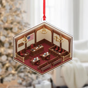 Personalized Courtroom Ornament - Lawyer & Judge Gift, Attorney Graduation Keepsake