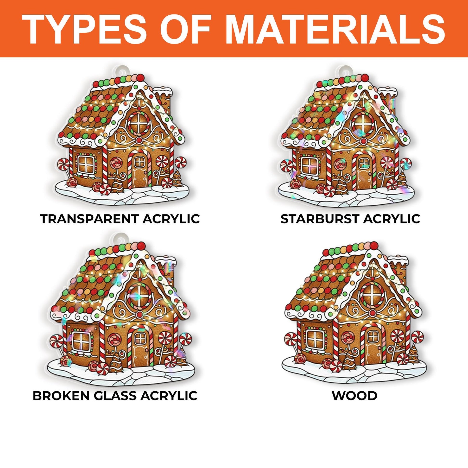 Christmas Gingerbread Earrings – Holiday Cookie House Jewelry