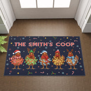 Personalized Chicken Coop Doormat – Funny Christmas Farmhouse Mat