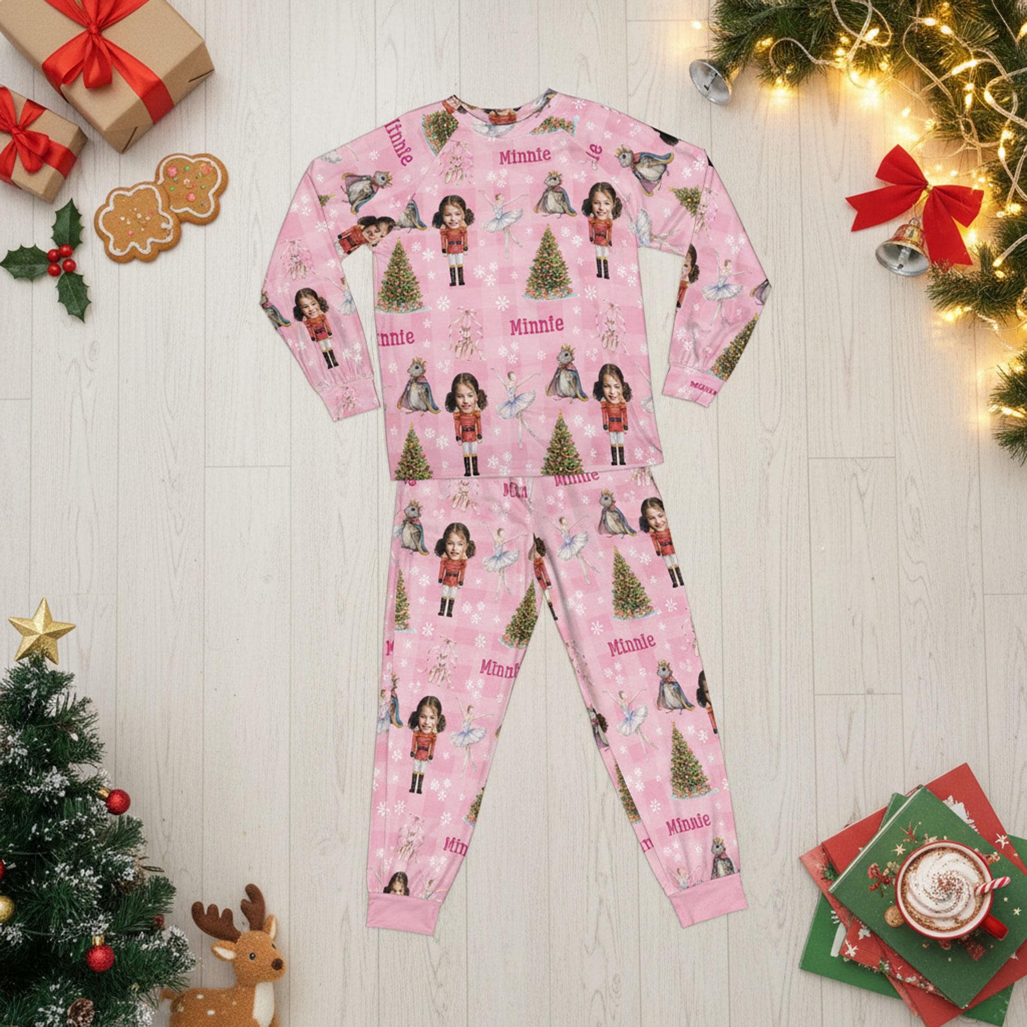 Christmas Nutcracker Pajamas – Personalized Nutcracker Set with Name Photo