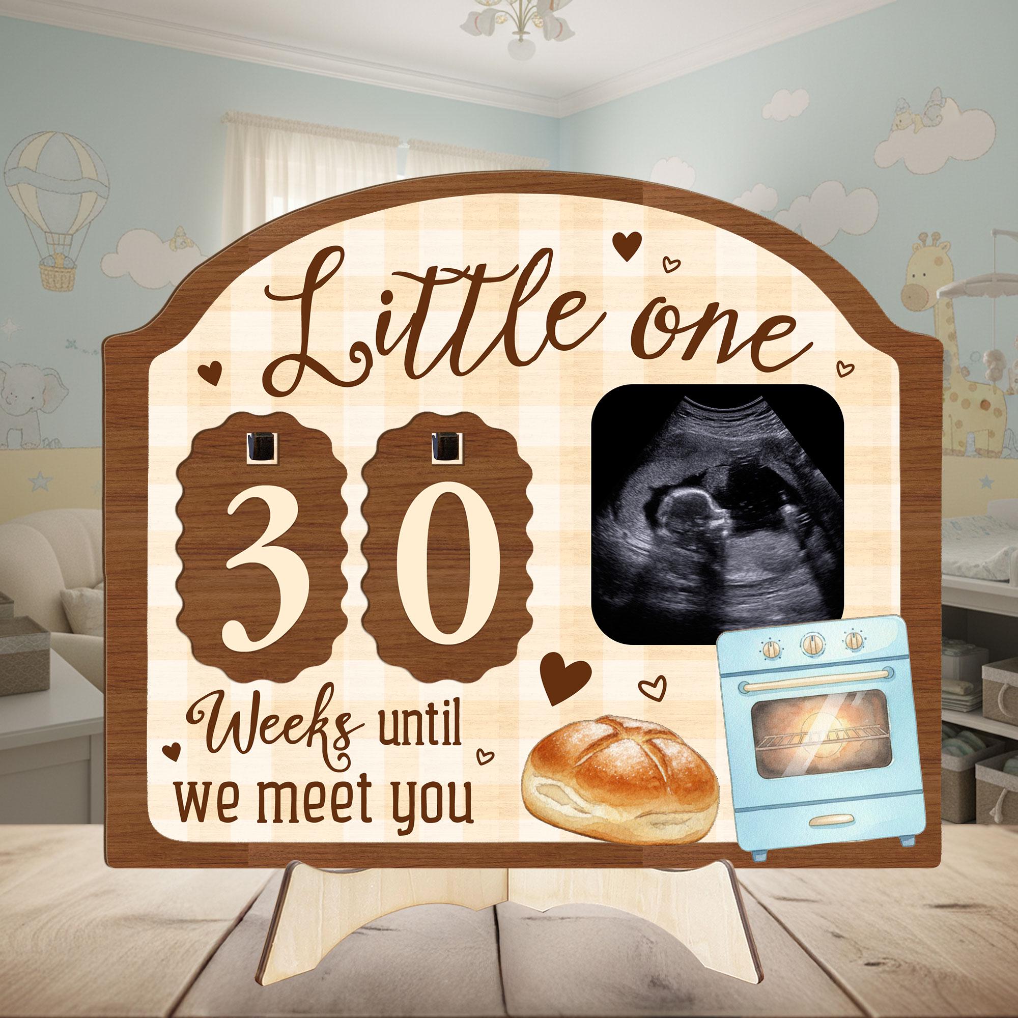 Custom Ultrasound Countdown Gift for Expecting Parents: Kitchen Decor Baby Reveal image 4