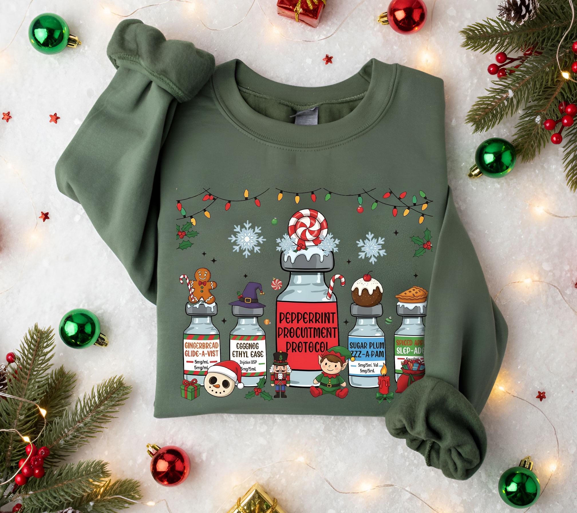 Nurse Christmas Sweatshirt: Funny Holiday Medical Pullover, Festive Healthcare Design