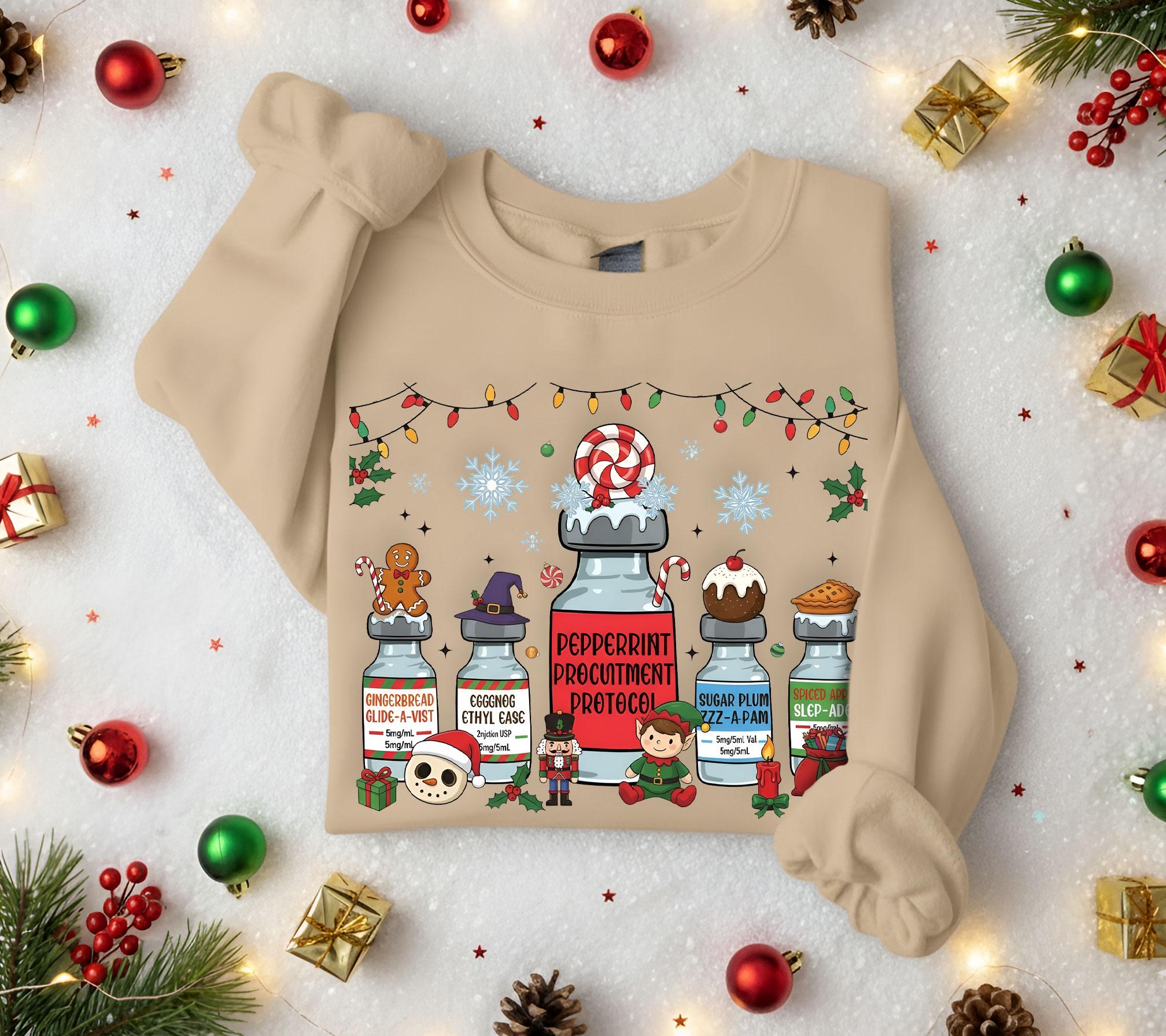 Nurse Christmas Sweatshirt: Funny Holiday Medical Pullover, Festive Healthcare Design
