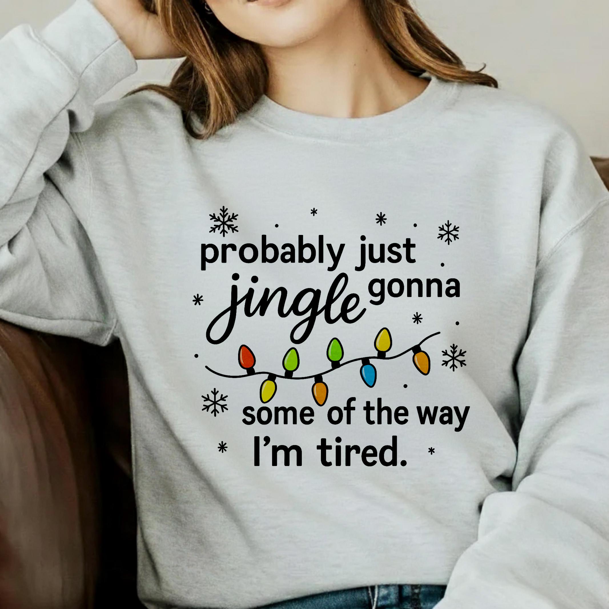 Christmas Lights Sweatshirt Funny Holiday Graphic Pullover Winter T-Shirt