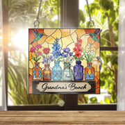 Custom Birth Month Flower Window Hanging Personalized Acrylic Decor