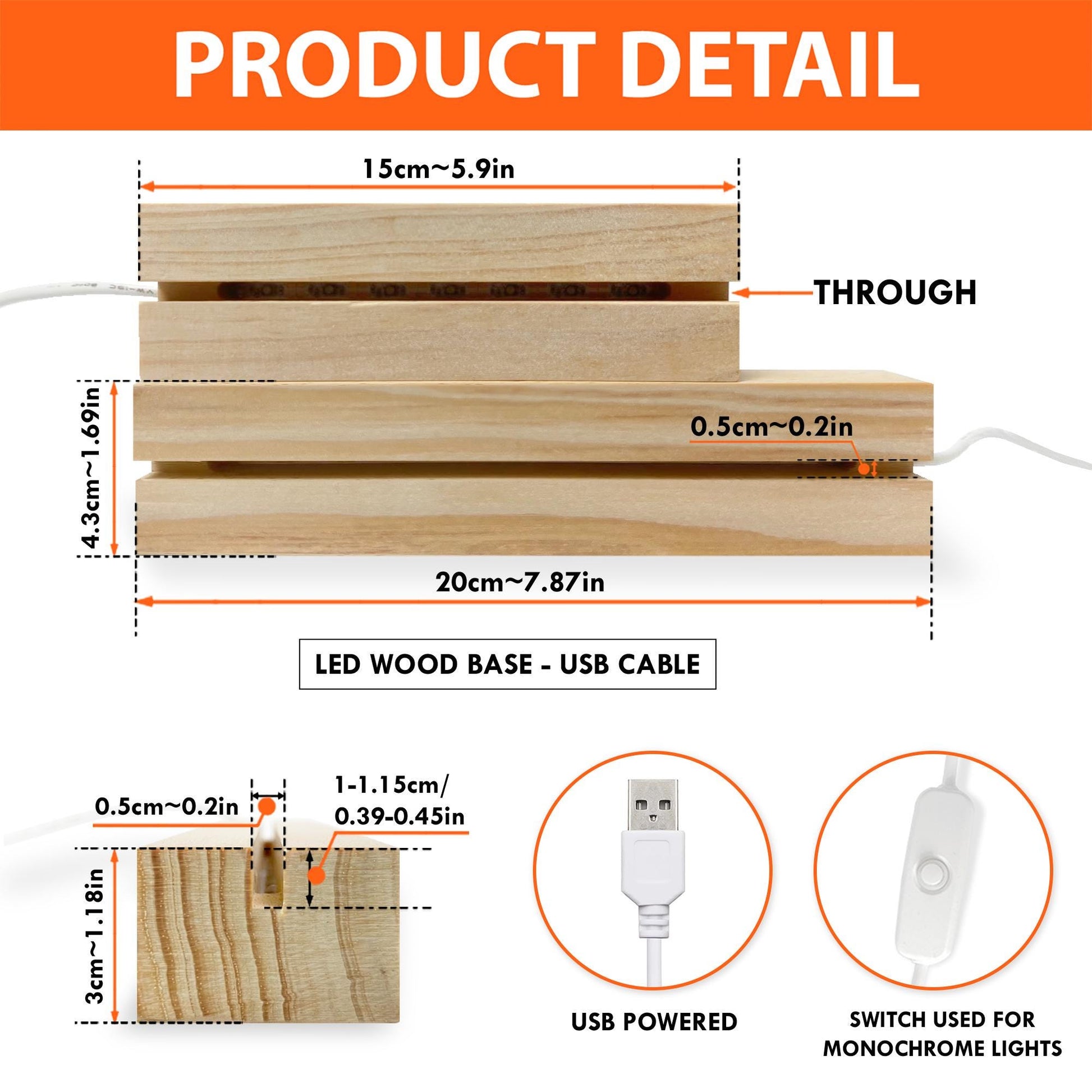 Personalized Baptism Night Light with Prayer - Custom Christian Baby Gift