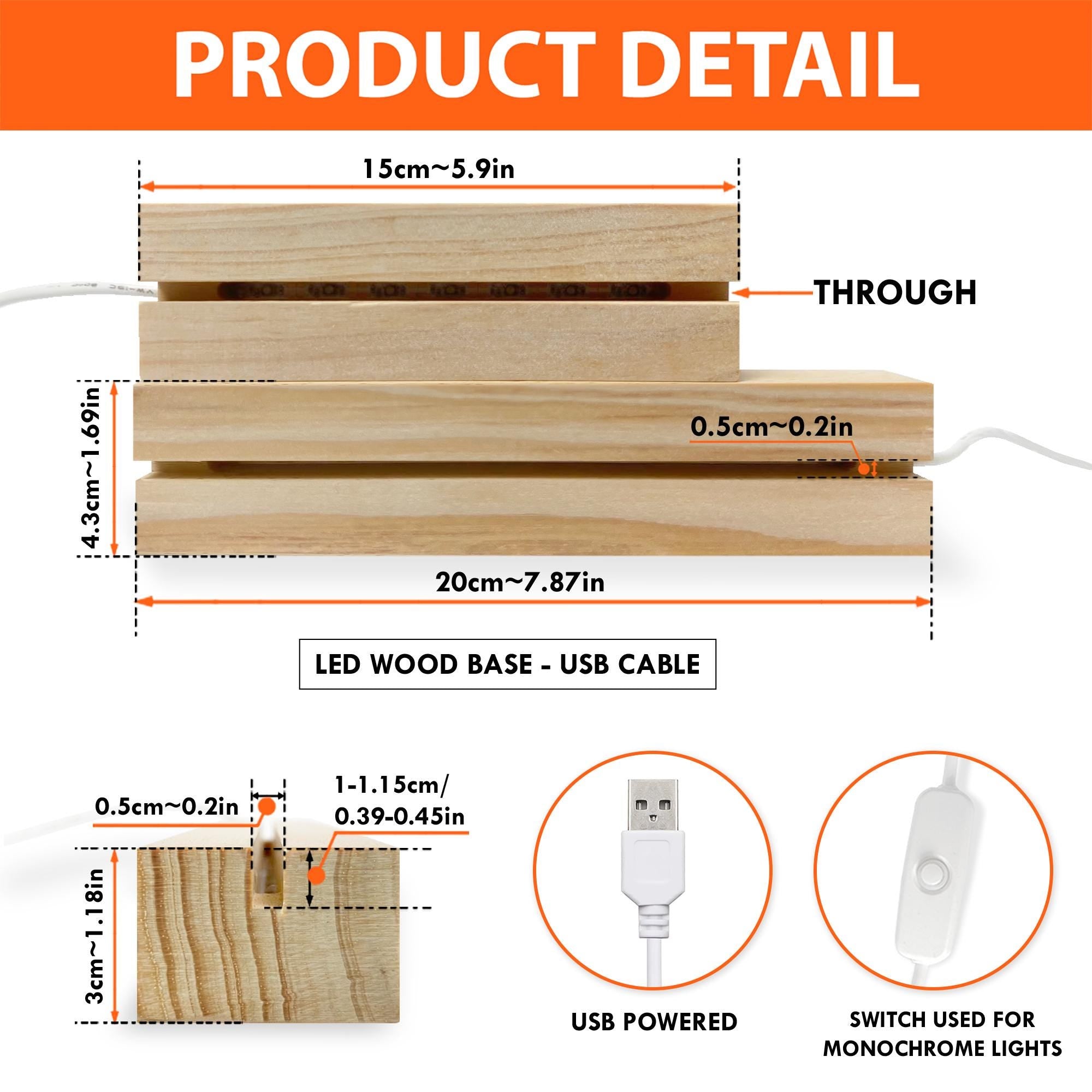 Personalized Baptism Night Light Cross Gift with Name & Bible Verses for Baby