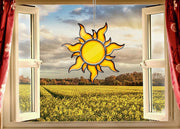 Acrylic Sun Window Hanging, Sun Home Decor, Window Decor, Gift For Her, New Home Decor, Yard Decor, Sun Decor, NOT suncatcher