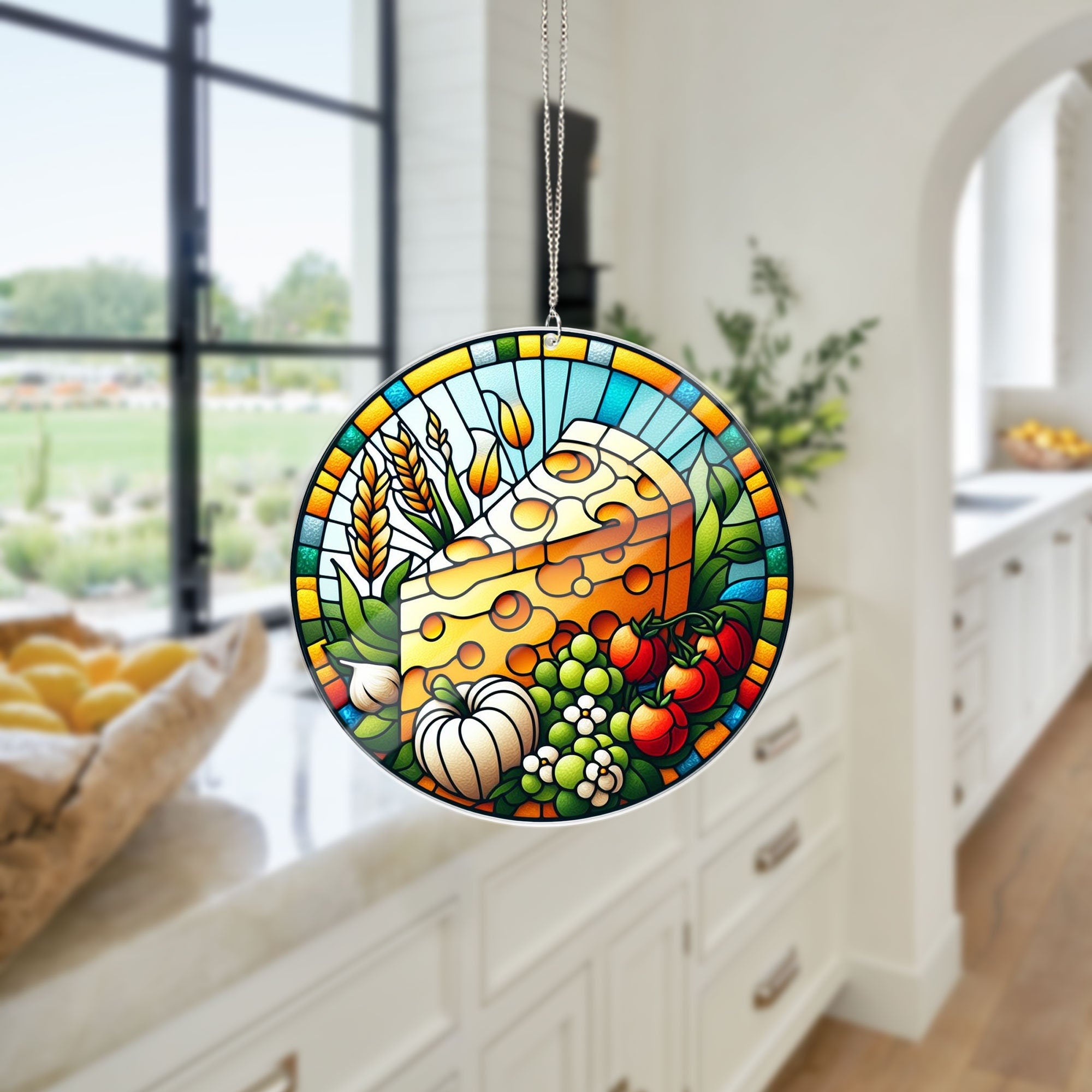Cheese Acrylic Window Hangings, Cheese  Kitchen cheese window decor, Cheese Lovers Gift