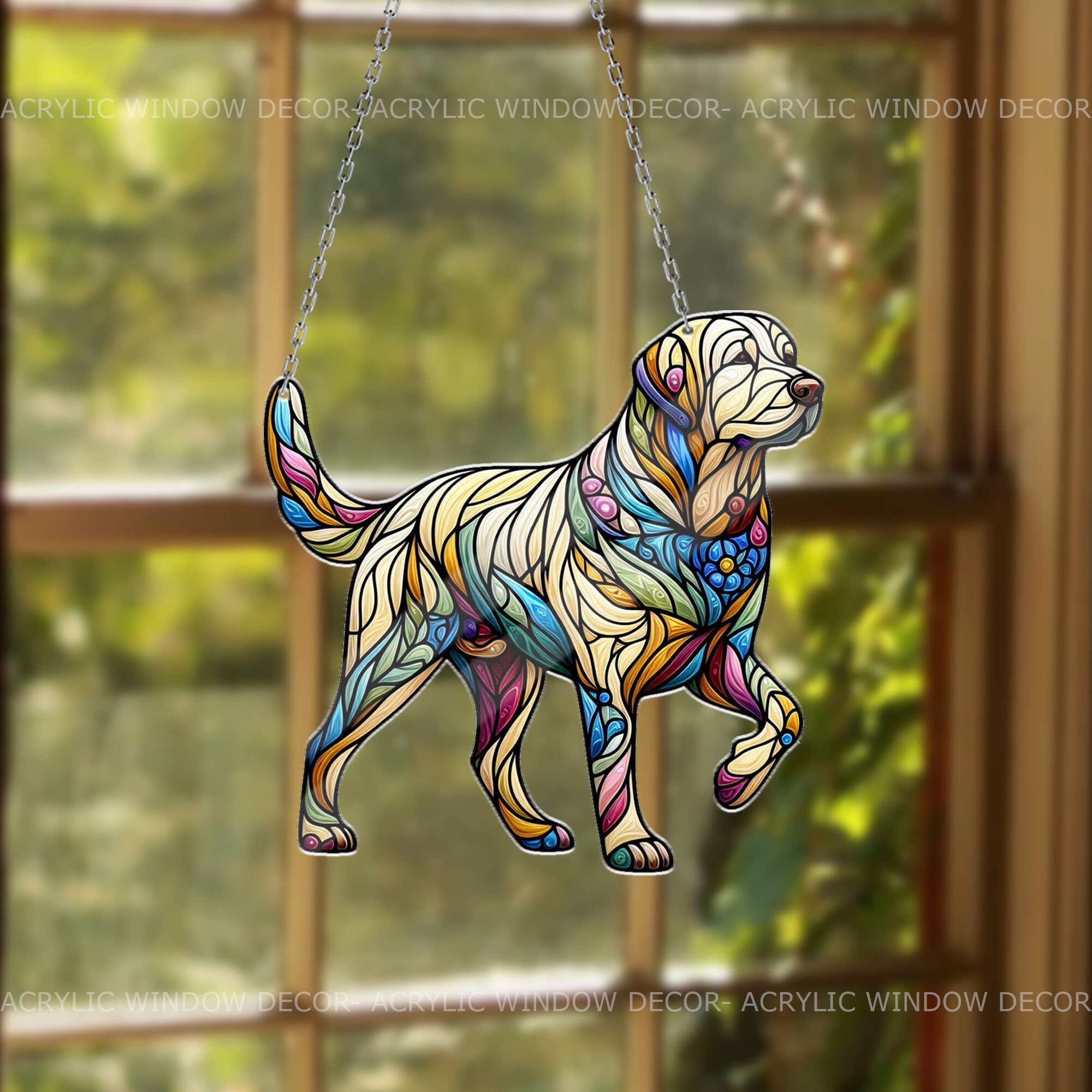 Labrador Retriever Window Hanging, Dog Mom Gift, Dog Lover Gift, Labrador ACRYLIC Window Hanging, Labrador Retriever Acrylic Home Decor