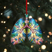 Aesthetic LunG Christmas ornament, anatomical lungs ornament, Respiratory Therapist Gift,  Pulmonologist Gift, Lung surgery gift,