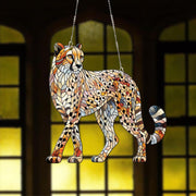 Cheetah Acrylic Window Hangings, cheetah hanging, NOT suncatcher, Gift For Her, Animal lover, wildlife nature decor