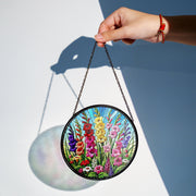 Vibrant Gladiolus Flower GLASS, Flower SUNCATCHER, Flower Home Decor, Gladiolus Decor, Flower Lover Gift, Yard Decor, Gift For Mom