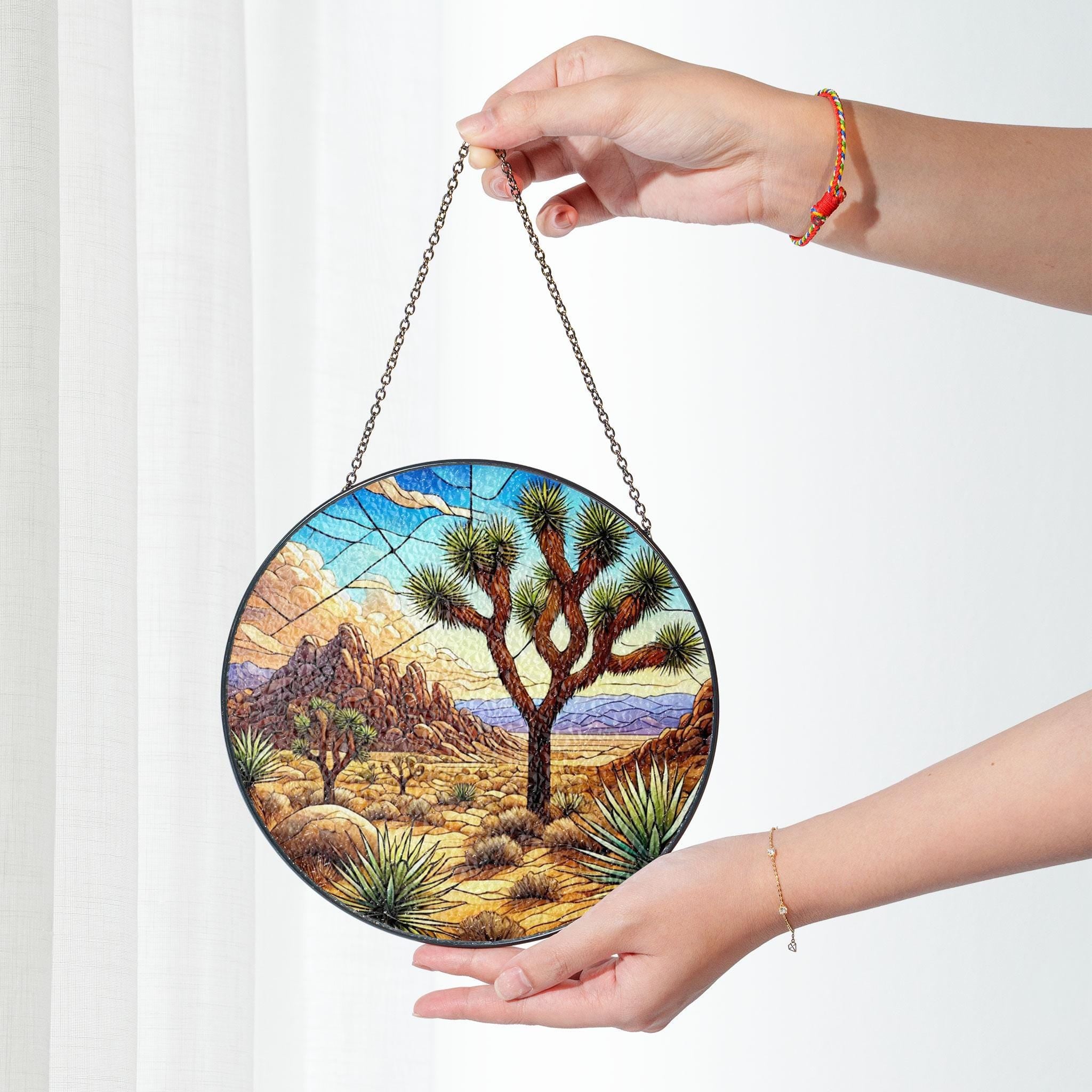 Joshua Tree National Park GLASS, Trip Memory Decor, Joshua Tree Decor, Natural Scenery Decor, Natural Gift,Gift For Her,Trip Souvenir