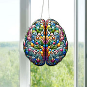 Aesthetic Anatomical Brain Window Hanging, Brain Acrylic Window hanging, Psycology Gift,  perfect gift for student, science lover gift