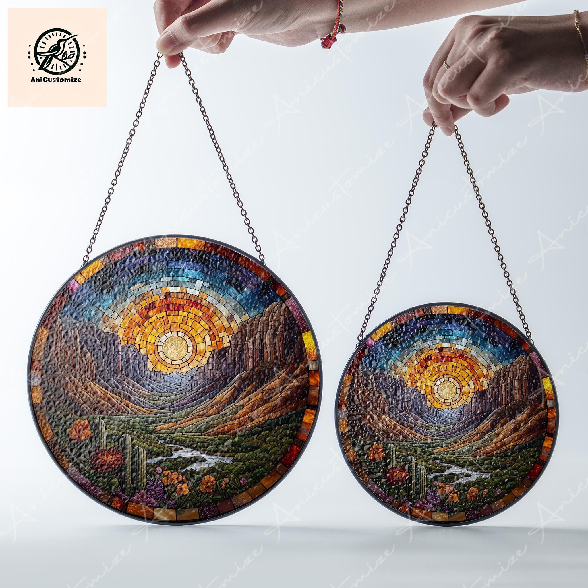 Big Bend National Park GLASS, National Park Suncatcher, Big Bend Texas Gift, Christmas Gift, Home Decor, Travel Gift Ornament, Tourist
