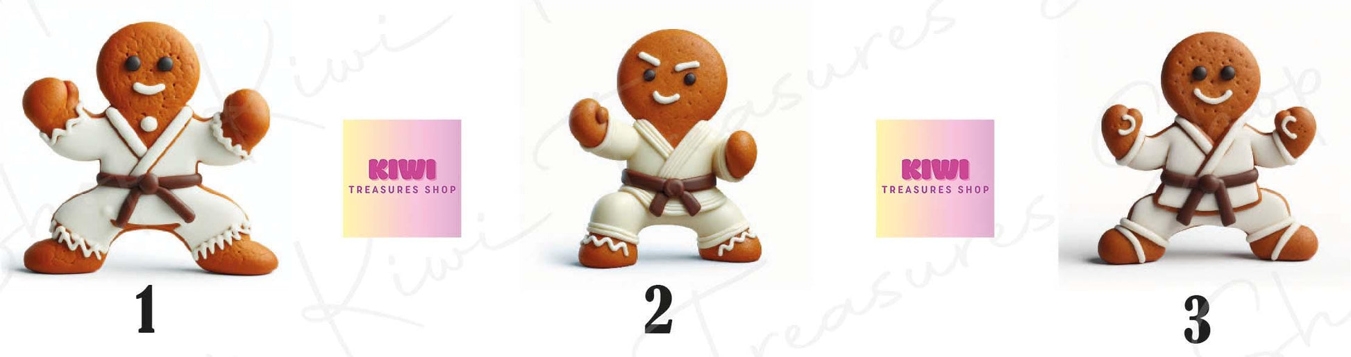 Martial Arts Gingerbread Ornament, 2d Flat Gingerbread ornament, Christmas decor, Christmas keepsake, Jiujitsu, Taekwondo ornament