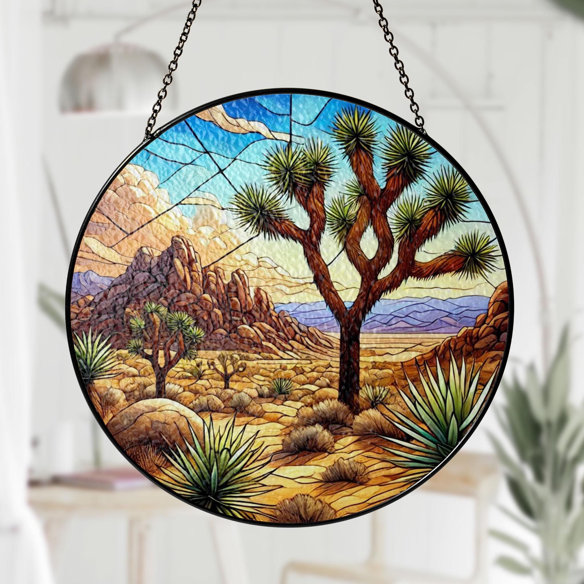 Joshua Tree National Park GLASS, Trip Memory Decor, Joshua Tree Decor, Natural Scenery Decor, Natural Gift,Gift For Her,Trip Souvenir