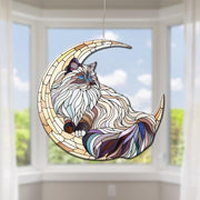 Ragdoll cat Acrylic Window Hanging, Cat Mom gift, Cat lover, ragdoll owner gift, memorial idea gift, window decoration, not glass