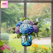 Hydrangeas Bouquet  ACRYLIC Window Hanging, hydrangea flowers lovers, Not glass, Kitchen decor, housewarming gift, Mother's day gift  2025