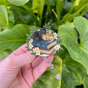 Fantasy Bookish Badge Reel, 4th Wing Dragon Badge Reel, Book Lover Gift, ID Holder, Badge Clip for Reader, Fantasy Dragon Badge Reel