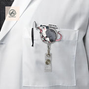 Possum Badge Reel, Possum I'm a Delight Badge Reel, Nurse Gift, ID Holder, Badge Clip for Possum Lover, Teacher Gift, Opossum Badge Reel