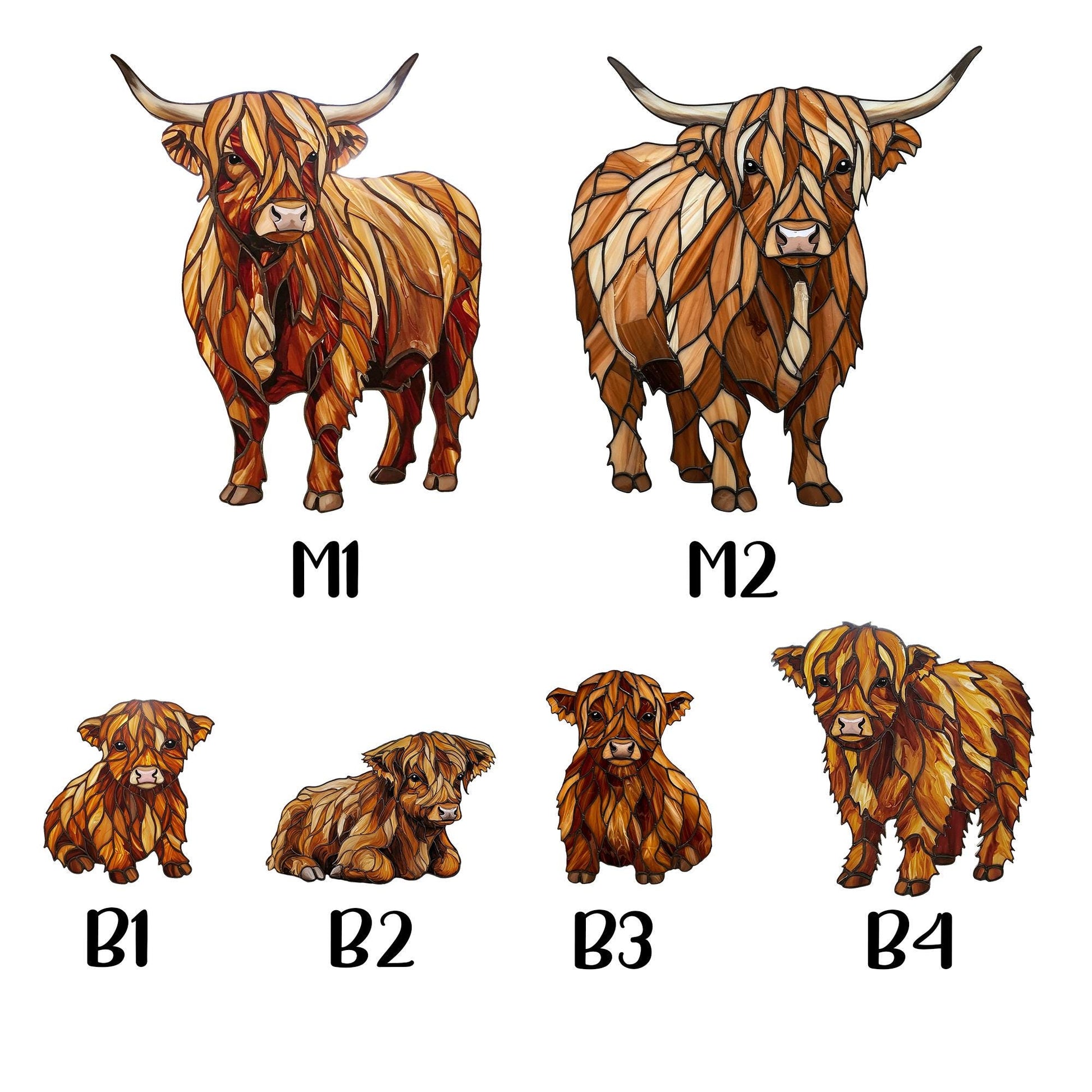 Personalised Glass Suncatcher, Highland Cow Gifts, Mothers Day Gifts, Gifts For Mum, Gifts For Her, Farmhouse Decor, Custom Gifts For Mom