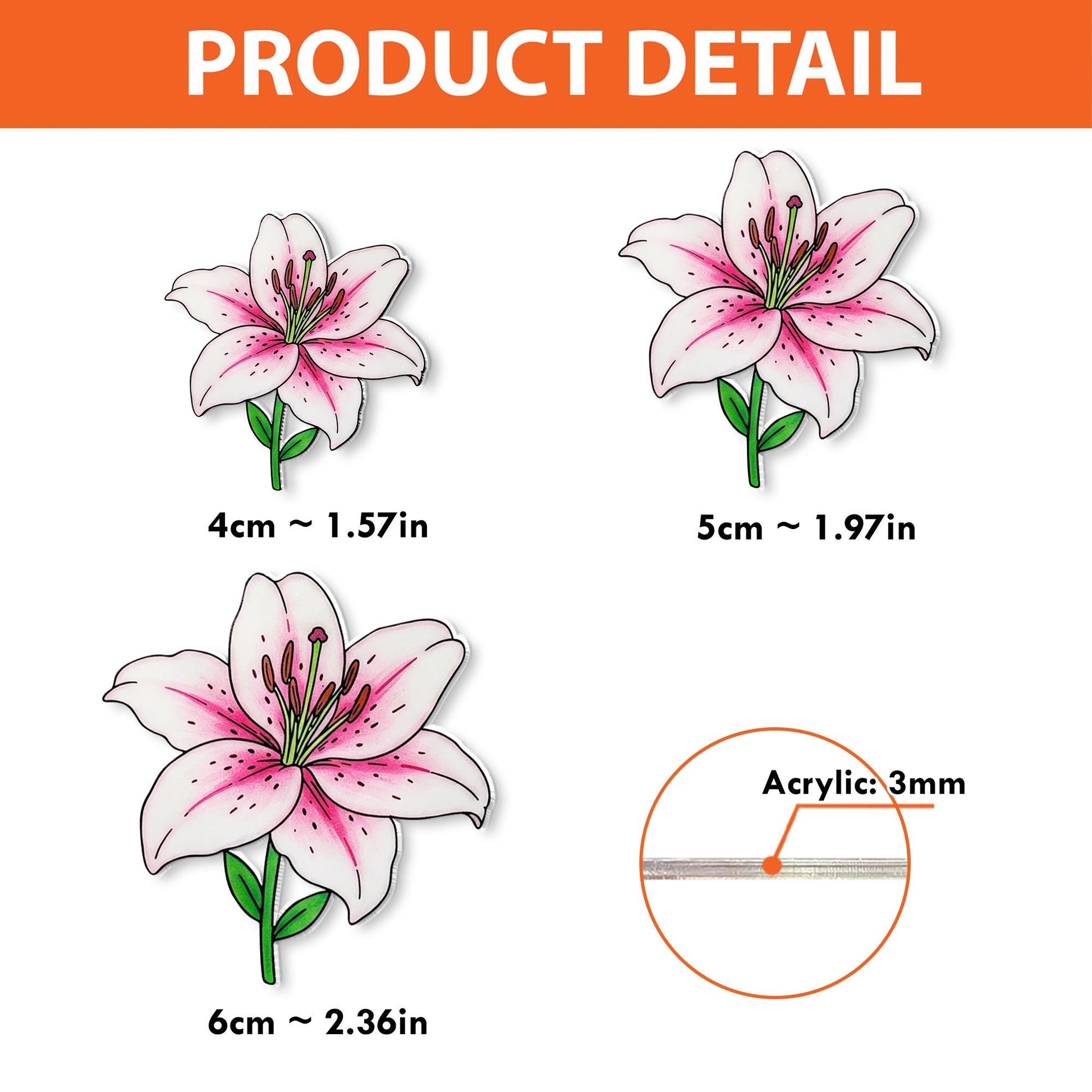 Stargazer Lily Flower Badge Reel, Flower Nurse Gift, Flower Badge Reel, RN ID Holder, Elegant Gift, Flower LOver Gift, Gift For Nurse