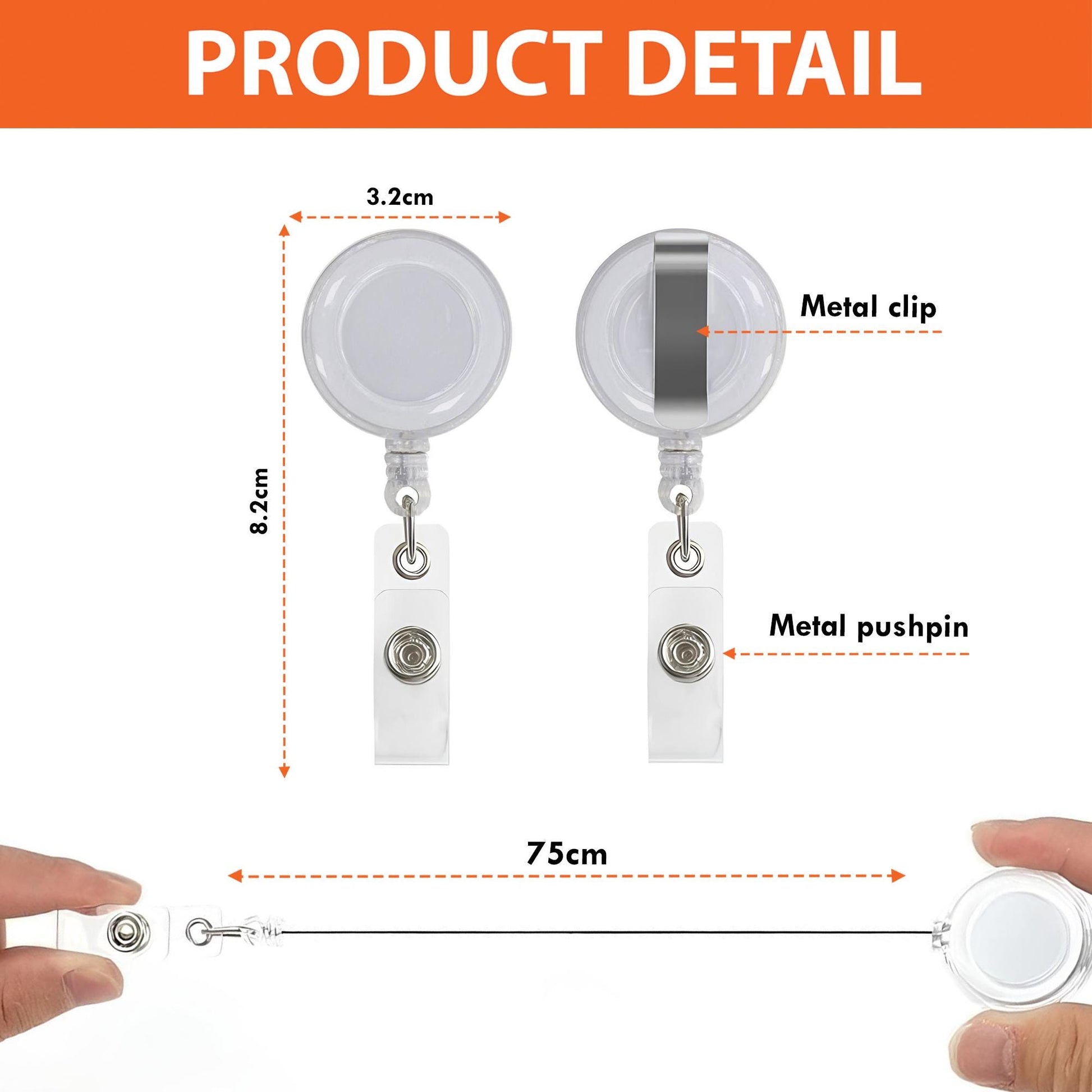 Licensed Vampire Acrylic ID Badge Reel for Phlebotomists, Phlebotomy Techs, Nurses, Medical Assistants, Clinical Lab Techs MLS MLT roocharms