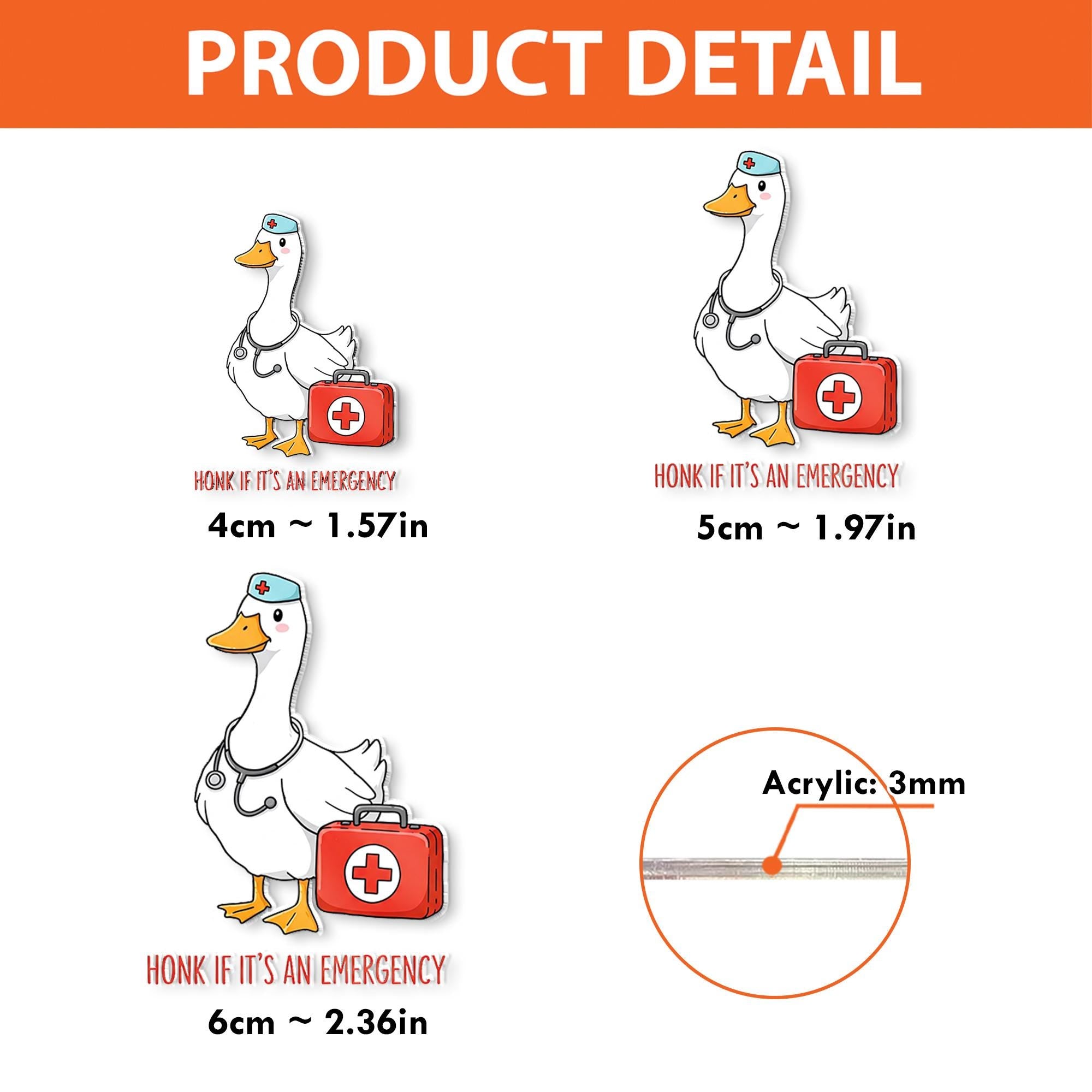 Silly Er Goose Nurse Badge Reel, Silly Goose Gift, Honk If Its An Emergency, Nurse Badge Reel, Funny Nurse Gift, RN id Holder, Er Crew Gift